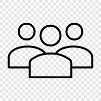 customers, clients, users icon svg