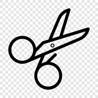 Cut, Shears, Paper, Glue icon svg