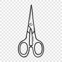 cut, hair, scissors, hair cutting icon svg