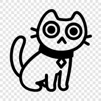 cute, felines, house pet, pet icon svg