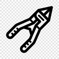 cutters, wire cutters, lineman s pliers, cuting plier icon svg