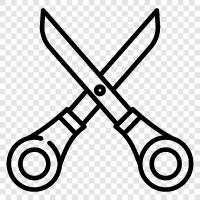 Cutting, Cutting Tools, Shears, Kitchen Shears icon svg