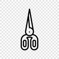 cutting, blades, fabric, fabric glue icon svg