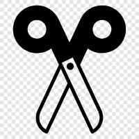 cutting, fabric, hem, Scissors icon svg