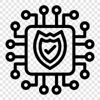 cyber attack, cyber security, computer security, online security icon svg
