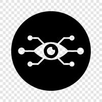 CyberSicherheit, CyberKriminalität, CyberAngriff, Hacker symbol