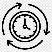 Оценка времени цикла, программное обеспечение для оценки времени цикла, инструменты для оценки времени цикла, цикл Значок svg
