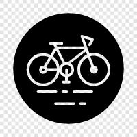 велосипедный, внедорожный, горный велосипед Значок svg