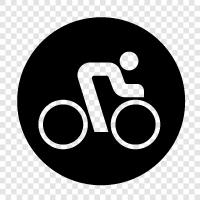 Cycling route, Cycling routes, Cycling routes for tourists, Cycling for fun icon svg