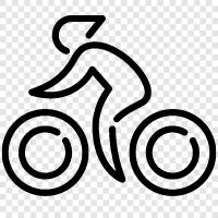 cycling, cycling tips, bicycling for fun, bicycling for fitness icon svg