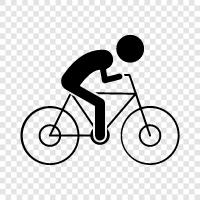 велосипедный цикл, циклический цикл Значок svg