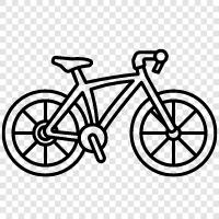 cycling, racing, sports, commuting icon svg