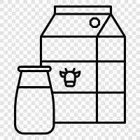 dairy, lactose, calcium, protein icon svg