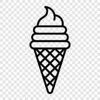 Dairy, Cone, Sundae, Blizzard icon svg