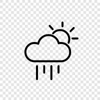 damp, depressing, overcast, gloomy icon svg