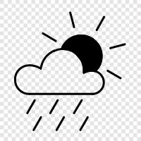 damp, overcast, cloudy, rain icon svg