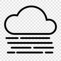 damp, misty, cloudy, cool icon svg