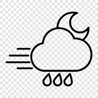 dark, clouds, storm, thunder icon svg