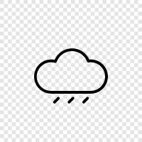 dark cloud, stormy day, gloomy, dismal icon svg