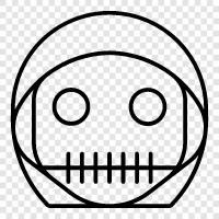 dark, spooky, eerie, freaky icon svg