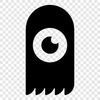 dark, eerie, ghoulish, macabre icon svg