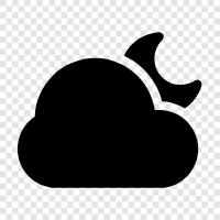 dark, overcast, dull, dull skies icon svg