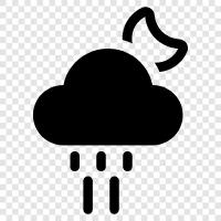 dark, rain, thunder, storm icon svg