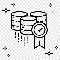 data accuracy, data integrity, data quality assurance, data quality icon svg