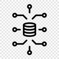 data analysis, data mining, data summarization, data interpretation icon svg