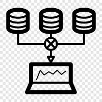 data analysis, data mining, data science, Data Aggregation icon svg