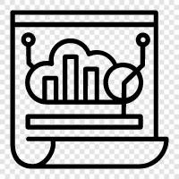 data analysis, data visualization, data mining, machine learning icon svg