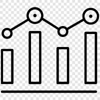 Daten, Diagramm, Tortendiagramm, Balkendiagramm symbol