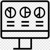 Daten, Forschung, Bericht, Statistik symbol