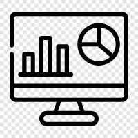 data, information, analysis, charts icon svg