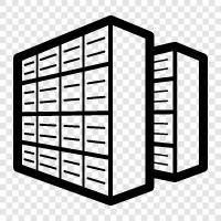 data center, hosting, colocation, cloud icon svg