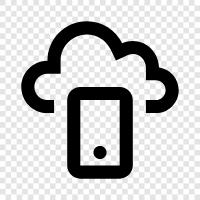 data center, virtualization, cloud management, cloud security icon svg