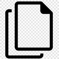 Datenkopie, Dateiübertragung, Dateiverwaltung, Dateikopie symbol