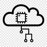 data, storage, virtualization, storage area networks icon svg