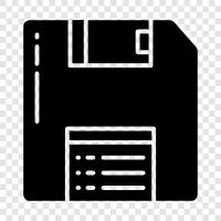 data diskette, floppy diskette, diskette drive, diskette storage icon svg