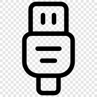 data, cables, connectors, flash drives icon svg