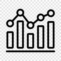 data, analysis, probability, regression icon svg