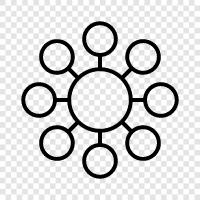 data, nodes, edges, graph theory icon svg