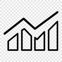 data, graphs, charts, visualization icon svg