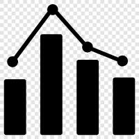 data, graphing, statistical methods, descriptive statistics icon svg