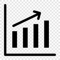 data, line chart, graph, statistical icon svg