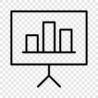 data, visualization, network, social media icon svg