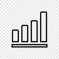 data, analysis, forecasting, regression icon svg