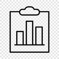 data, statistics, analysis, report card icon svg