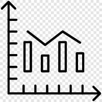 Daten, Diagramm, Zeile, Balken symbol