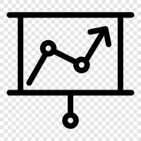 Daten, Balken, Linien, Graphen symbol